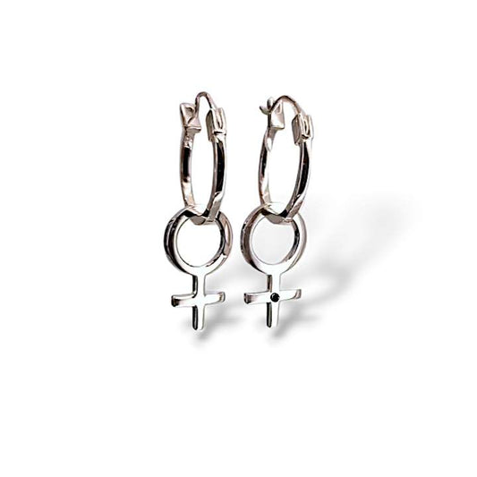 She Earrings Woman Silver