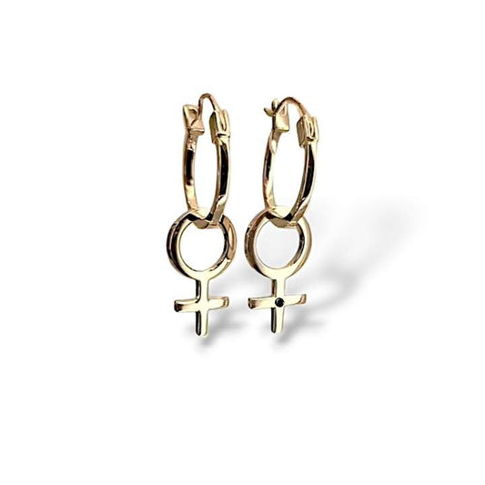 She Earrings Woman Gold