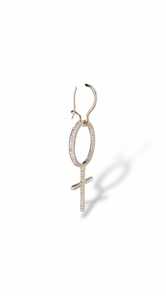 She Diamond Earring  WHITE GOLD