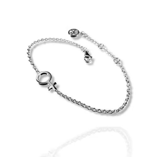 She Chain Bracelet Silver