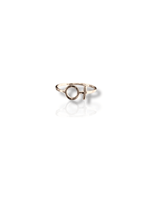 Mini She Ring Rose Gold